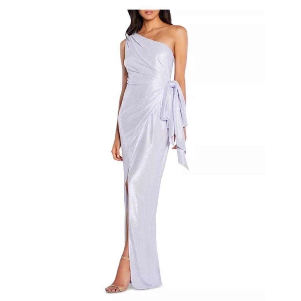Aidan by Aidan Mattox
One-Shoulder Column gown